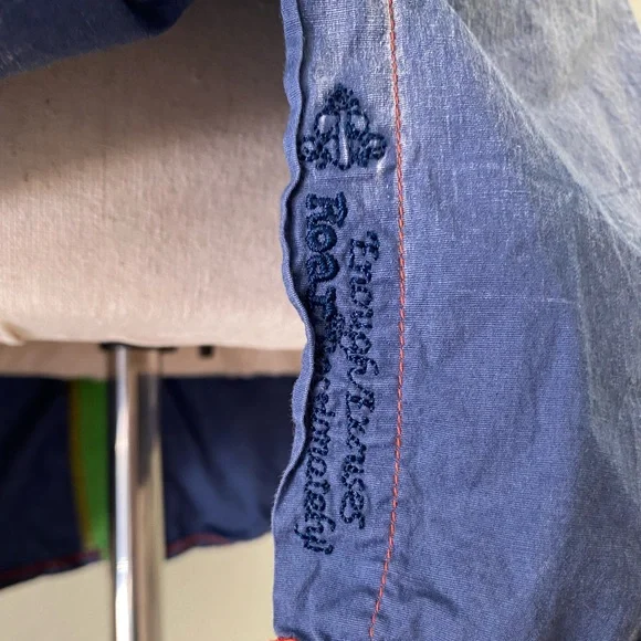 Roar ~ destined to Roar western cowgirl equestrian button down size L EC ~ - Picture 13 of 14